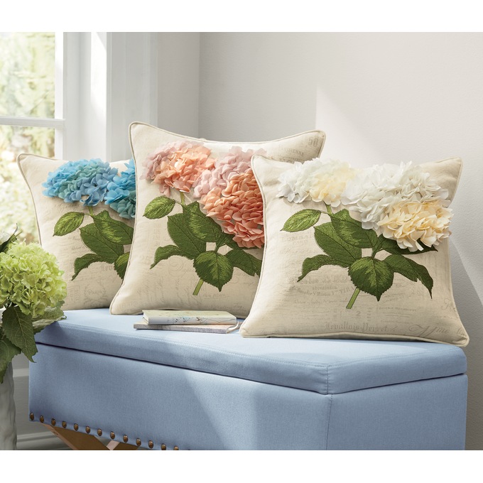 Hydrangea Petal Pillow Cover, , large