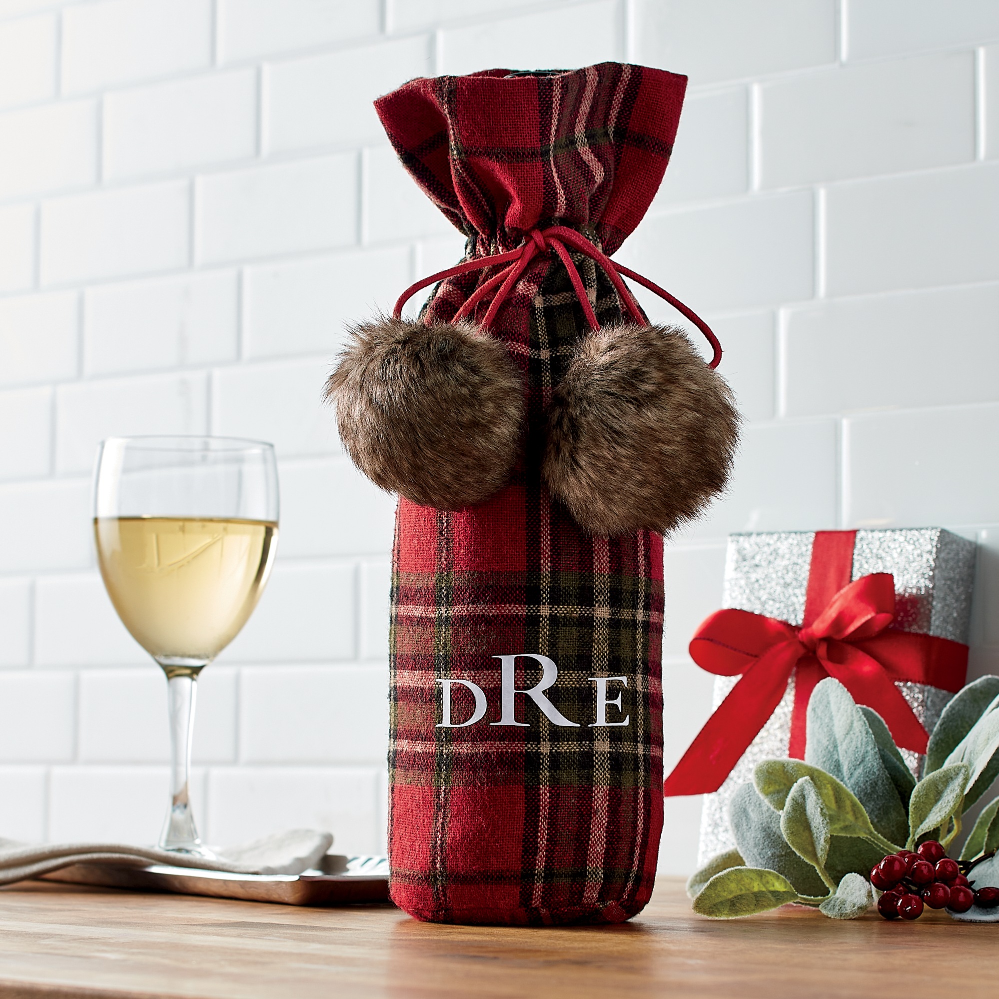 Personalized Wine Gift Bag, , large