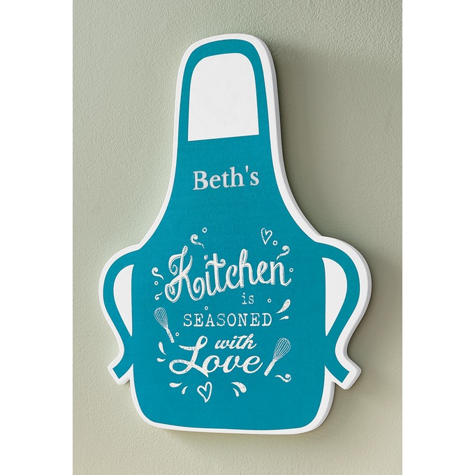 Personalized Apron Kitchen Wall Art, , large