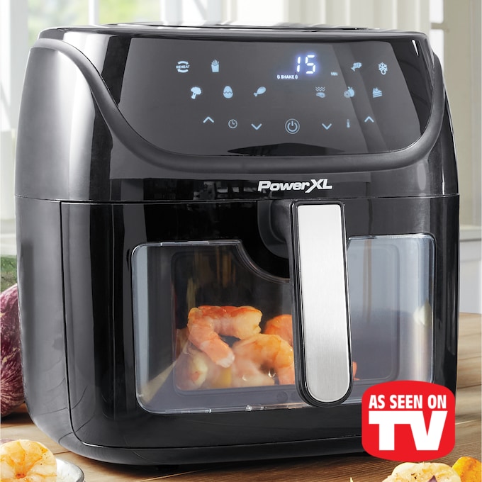 PowerXL Vortex 8-Quart Air Fryer, Black, large