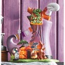 Lit Halloween Village Buildings, , large