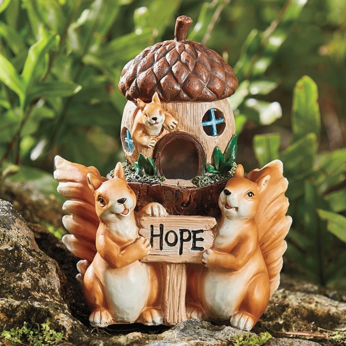 Solar Acorn House with Squirrels, , large