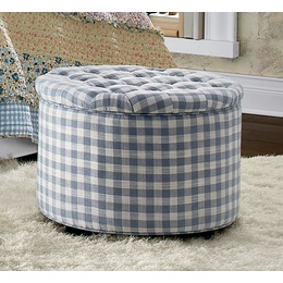 Check Storage Ottoman, , large