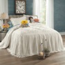 Eva Chenille Bedspread, Ivory, large