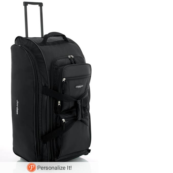 Personalized Multi Pocket Upright Duffel by Travelers Club Ginny's