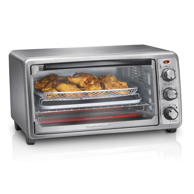 Hamilton Beach 6-Slice Sure Crisp Air Fryer Oven, , large