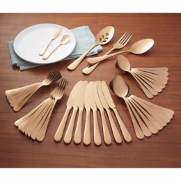 45-Piece Copper Flatware Set, , large