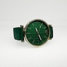 Ladies' Embellished Stretch-Band Colorful Watch, Green, large