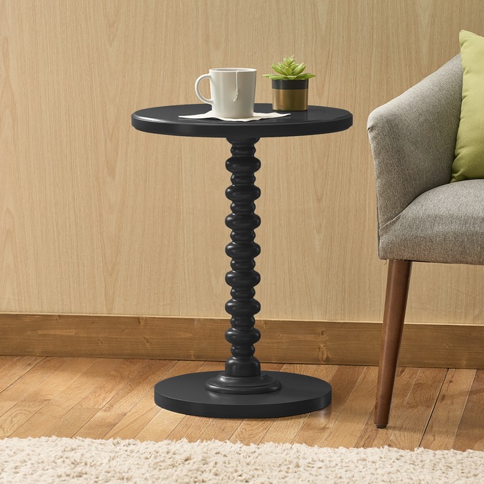 Franklin Accent Table, Black, large