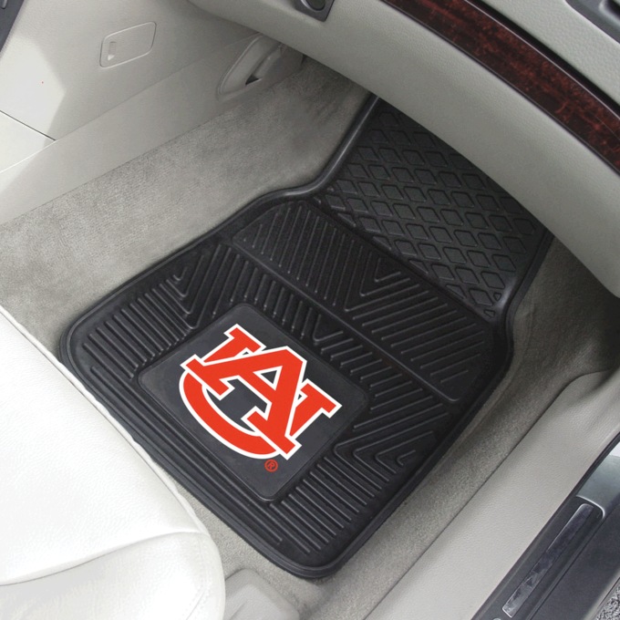 Set of 2 NCAA Vinyl Car Mats, , large