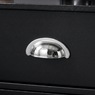 Miller Shaker-Style Sideboard Buffet Cabinet, Black, large