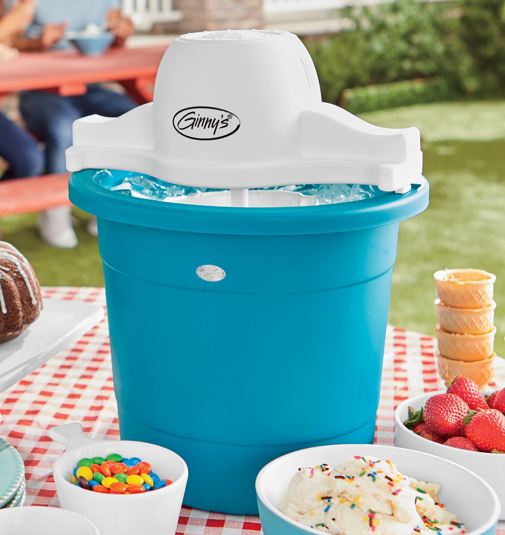 nostalgia electric bucket ice cream maker