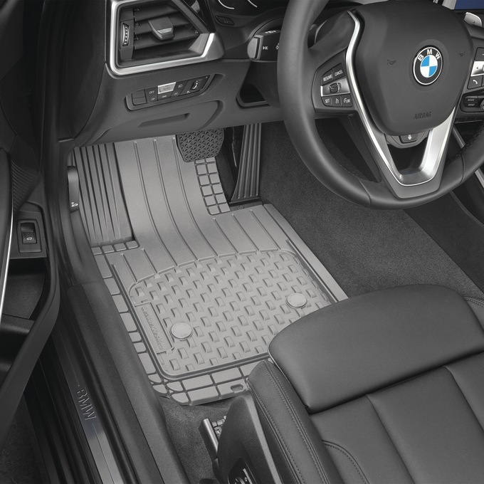WeatherTech 4-Piece Trim-to-Fit Car Floor Mats, All-Weather, Gray, large