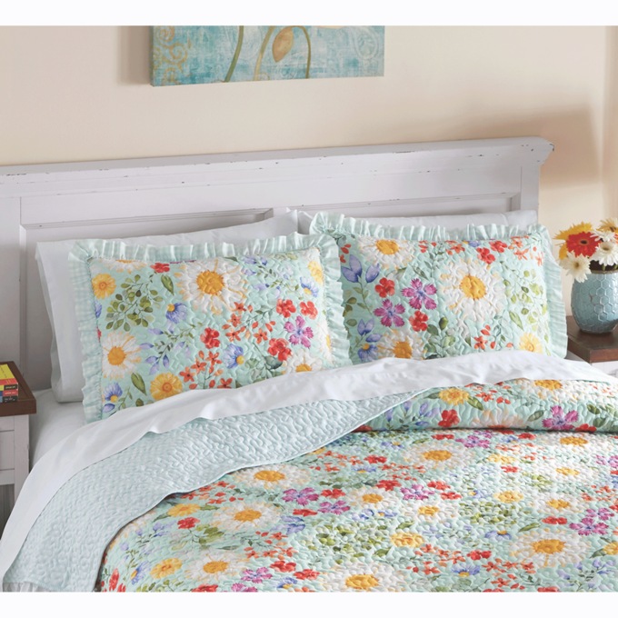 Bright Daisy Sham, , large