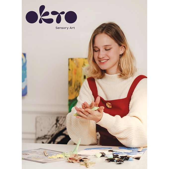 Sensory Art 3-D Clay Painting Kit, , large