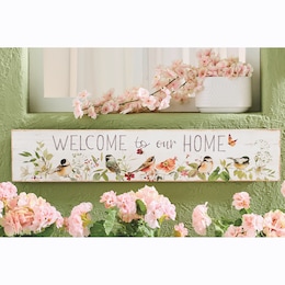 Bird Welcome Sign, , large
