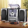6-in-1 Deluxe Turntable, iPod/MP3, AM/FM, CD Player & Cassette, , large