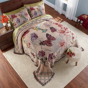 Natural Curiosities Woven Coverlet, , large