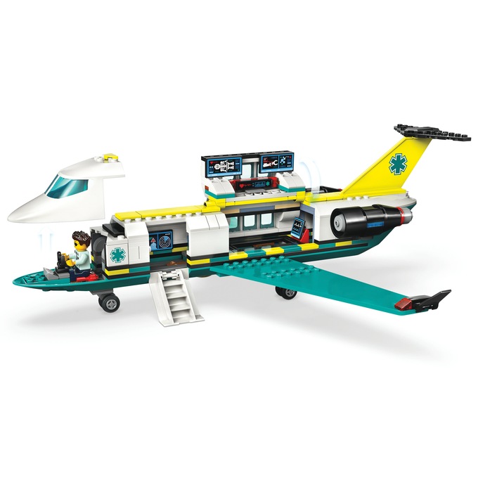 LEGO City Emergency Air Ambulance Airplane, , large