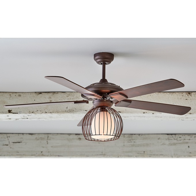 Metal Cage Ceiling Fan