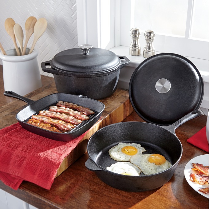 cast iron cookware sets walmart