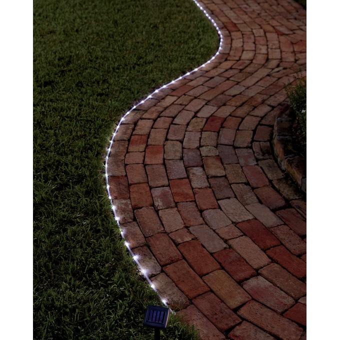 Solar Rope Lighting, White, large