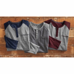 3-Pack Raglan Shirts, , large