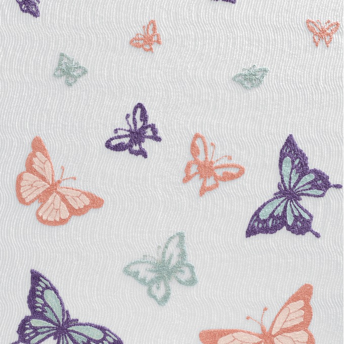 Butterfly Chenille Bedspread, , large