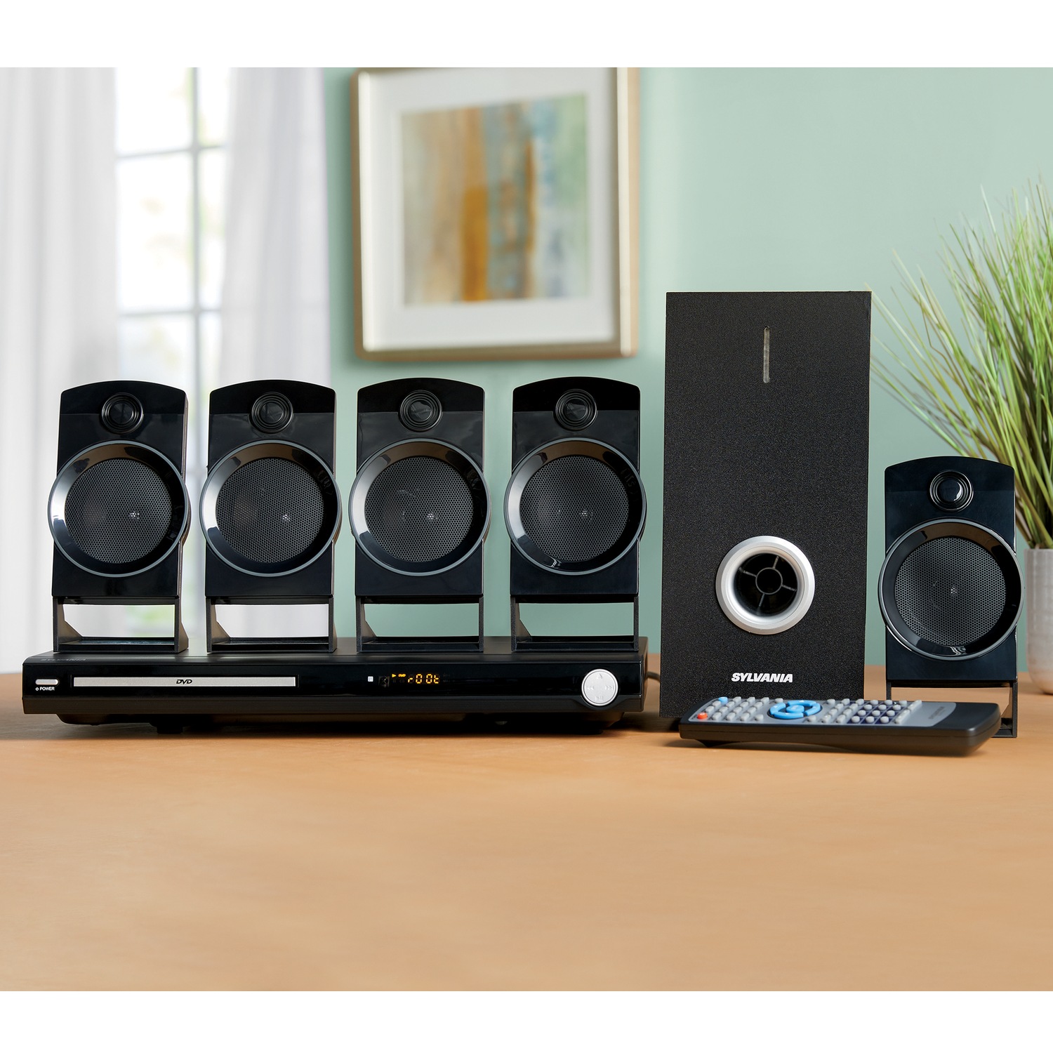 5.1 Channel Home Theater System with DVD Player by Sylvania Ginny's