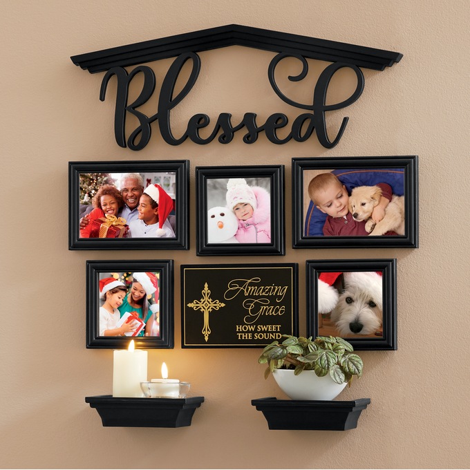 9-Piece Blessed Home Wall Decor, , large