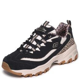 Skechers Women's D'Lites Leopard Lace-Up, , large