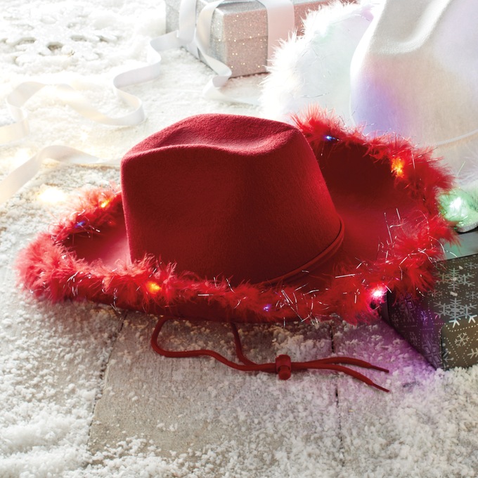 Light-Up Cowboy Hat, , large