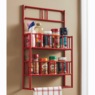 Romann Spice Rack with Towel Bar, Red, large