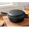 Pre-Seasoned Cast Iron 2-In-1 Combo Cooker, , large