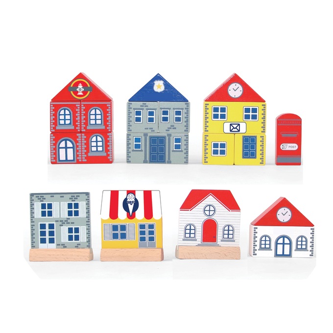 100-Piece Wooden Train Table Set with Storage, Multi, large