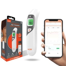 Mobi Smart Ear &amp; Forehead Thermometer, , large