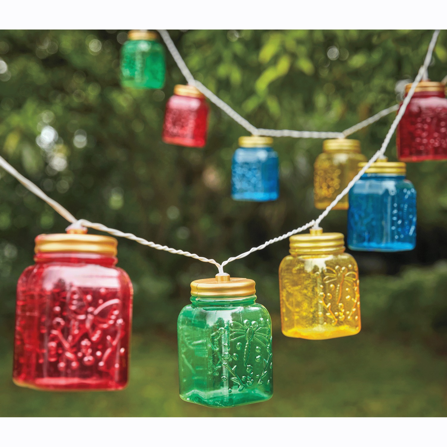 Solar mason jar string lights clearance