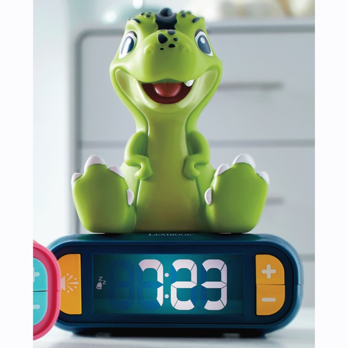 Lexibook Kids’ Night-Light Alarm Clock with Sounds, , large