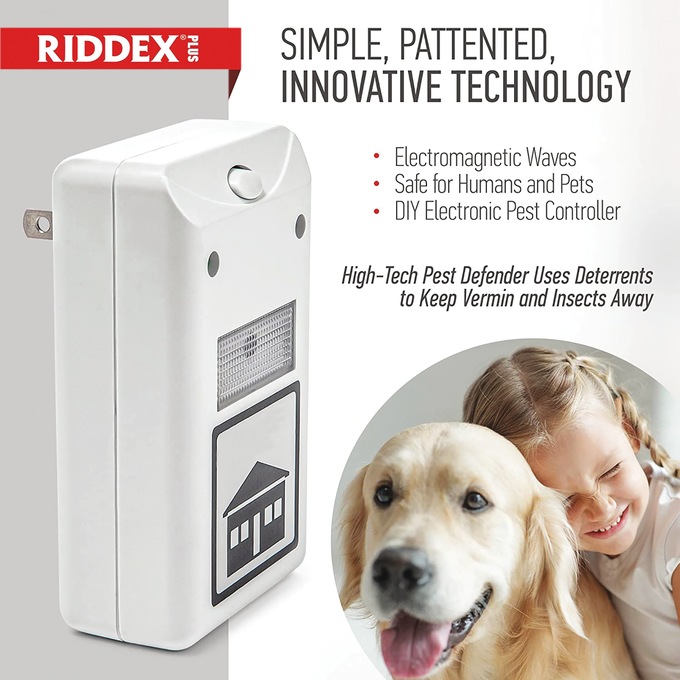 Riddex Plus Set of 2 Electromagnetic Pest Repellers, , large