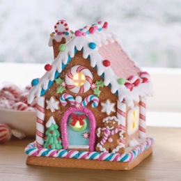 Whimsical Gingerbread House, , large