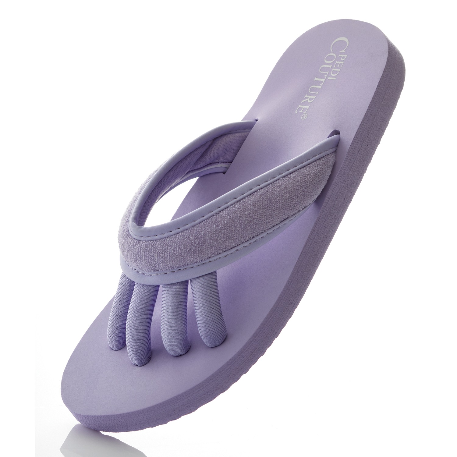 Pedicure sandals with toe separators discount