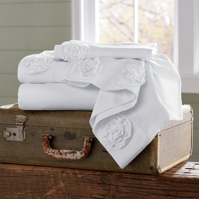 Floret Cotton Blend Sheet Set, , large