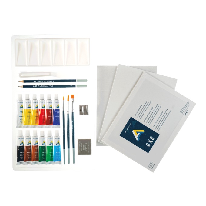 Art Alternatives Get Started 24-Piece Acrylic Paint Set, , large