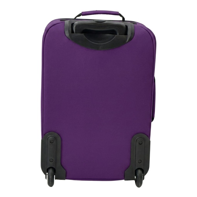 Montgomery Ward Personalized 3-Piece Soft-Sided Carry-On Set, Purple, large