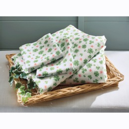 Spring Clover Microfiber Sheet Set, , large