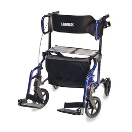 Lumex Hybrid LX Rollator Transport Chair, , large