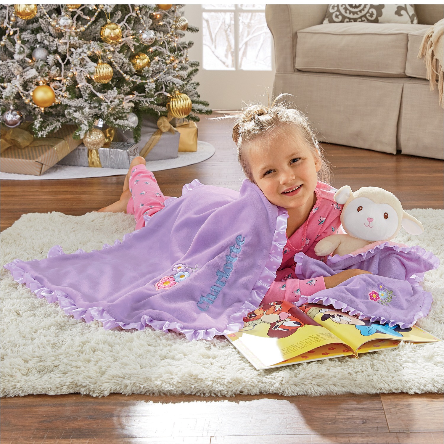 blanket inside stuffed animal