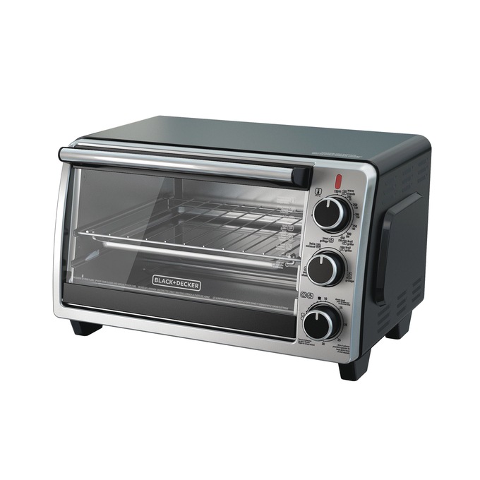 BLACK+DECKER 6-Slice Convection Toaster Oven, Stainless Steel, large