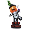Spinning Skeleton Lit Inflatable, Multi, large
