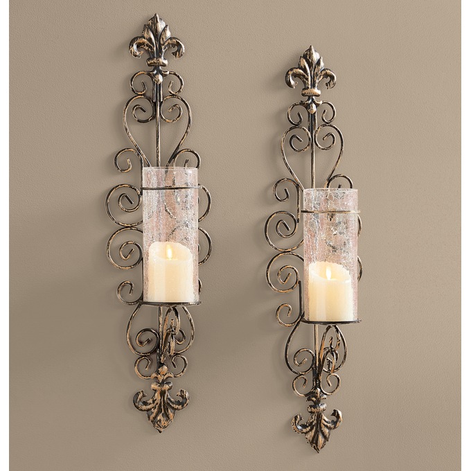 Set of 2 Della Corte Sconces, , large